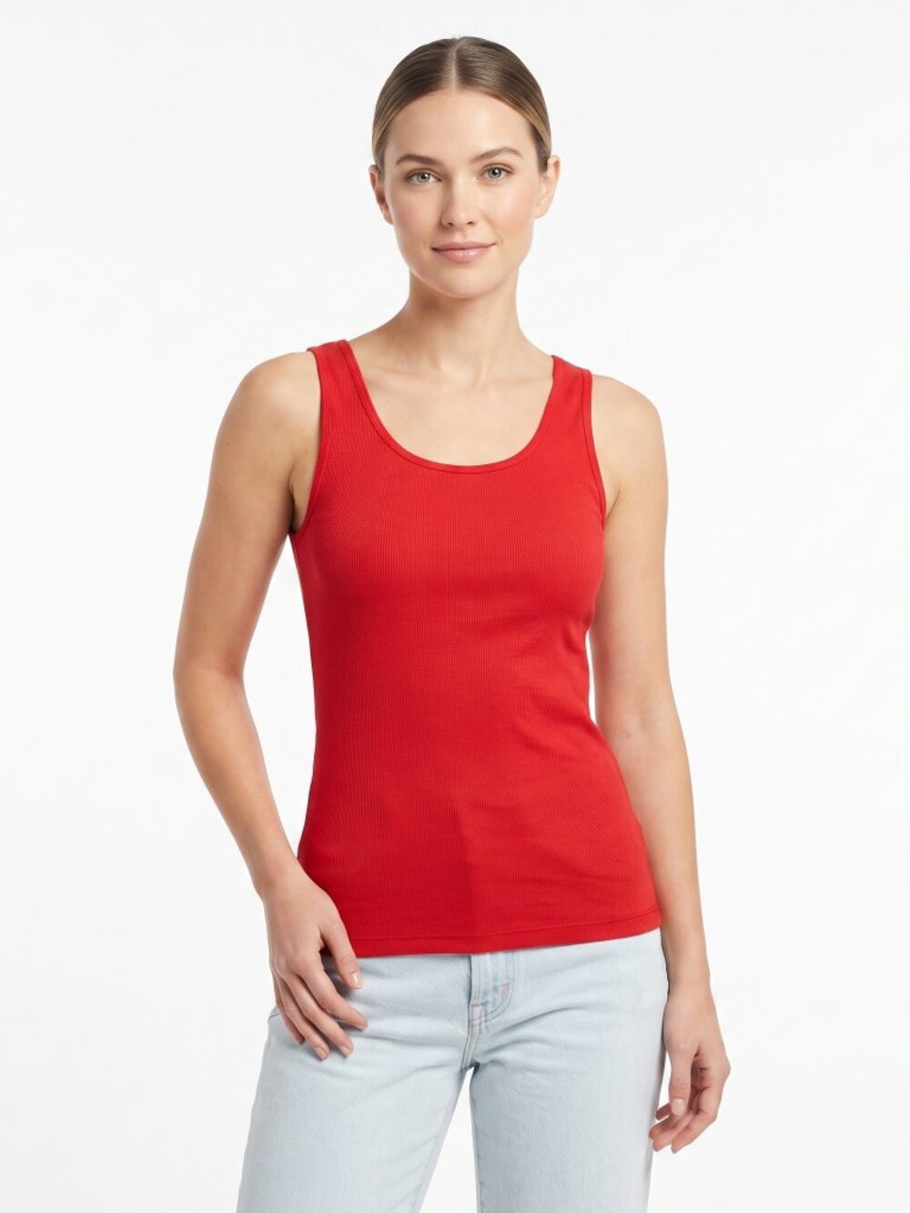 *mySTYLE Women's Scooped Tank Top